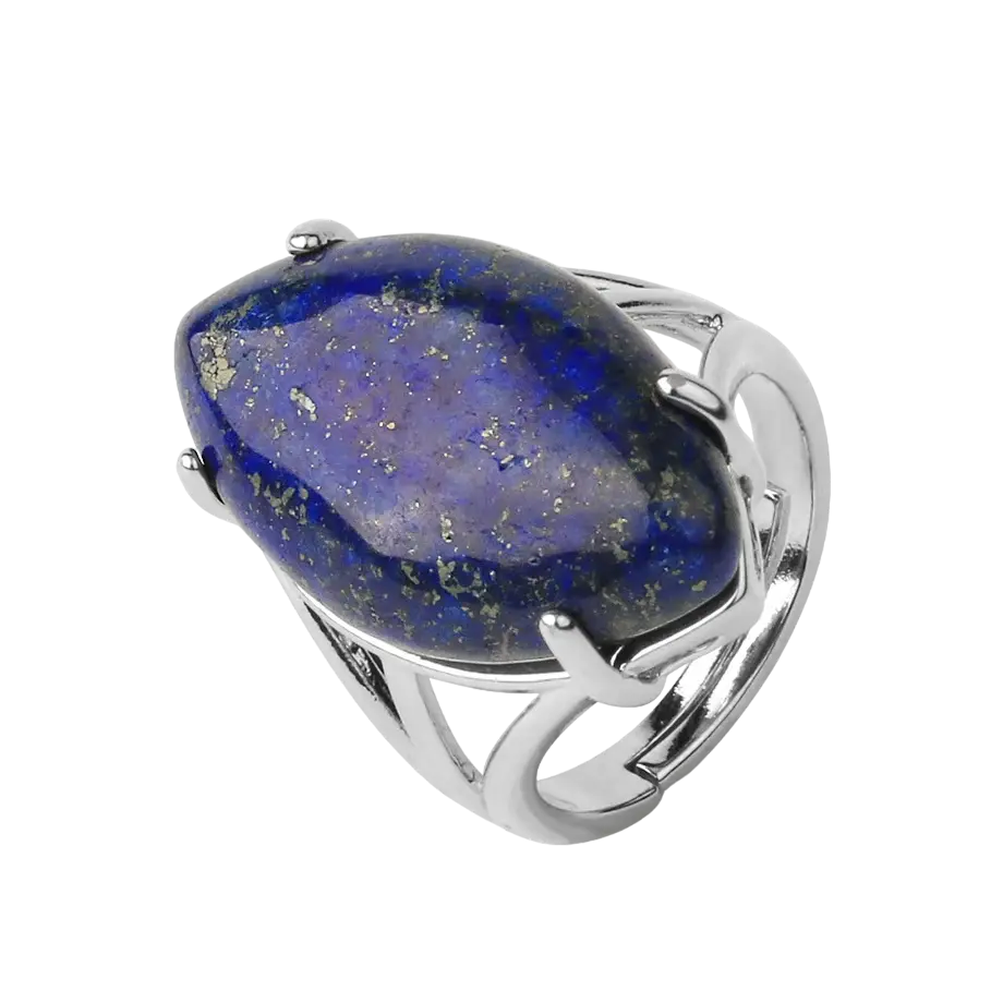 Bague pierre naturelle Lapis Lazuli argent