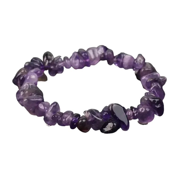 bracelet pierres naturelles amethyste