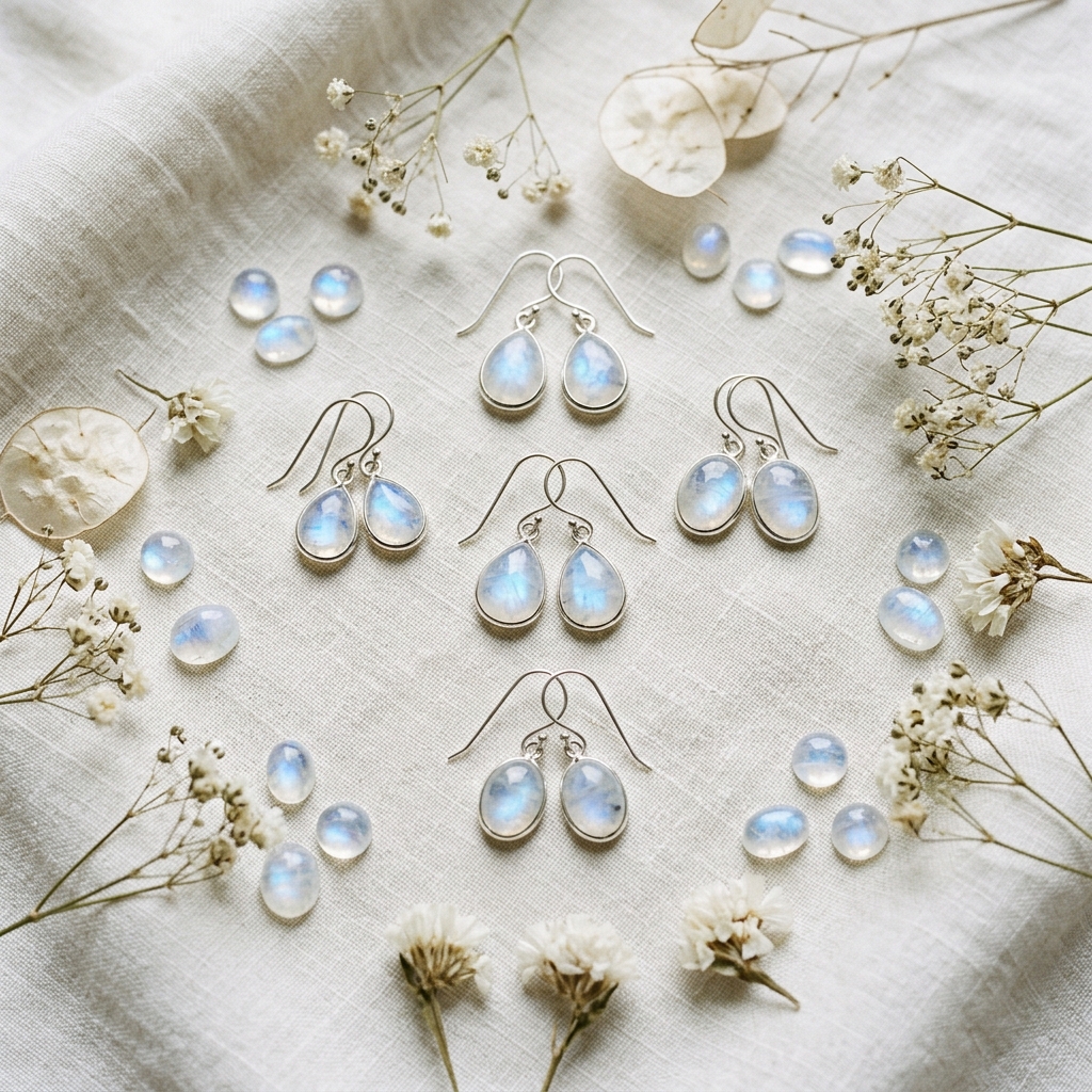 Boucles d’oreilles en pierre de lune : le guide pour bien choisir - illustration