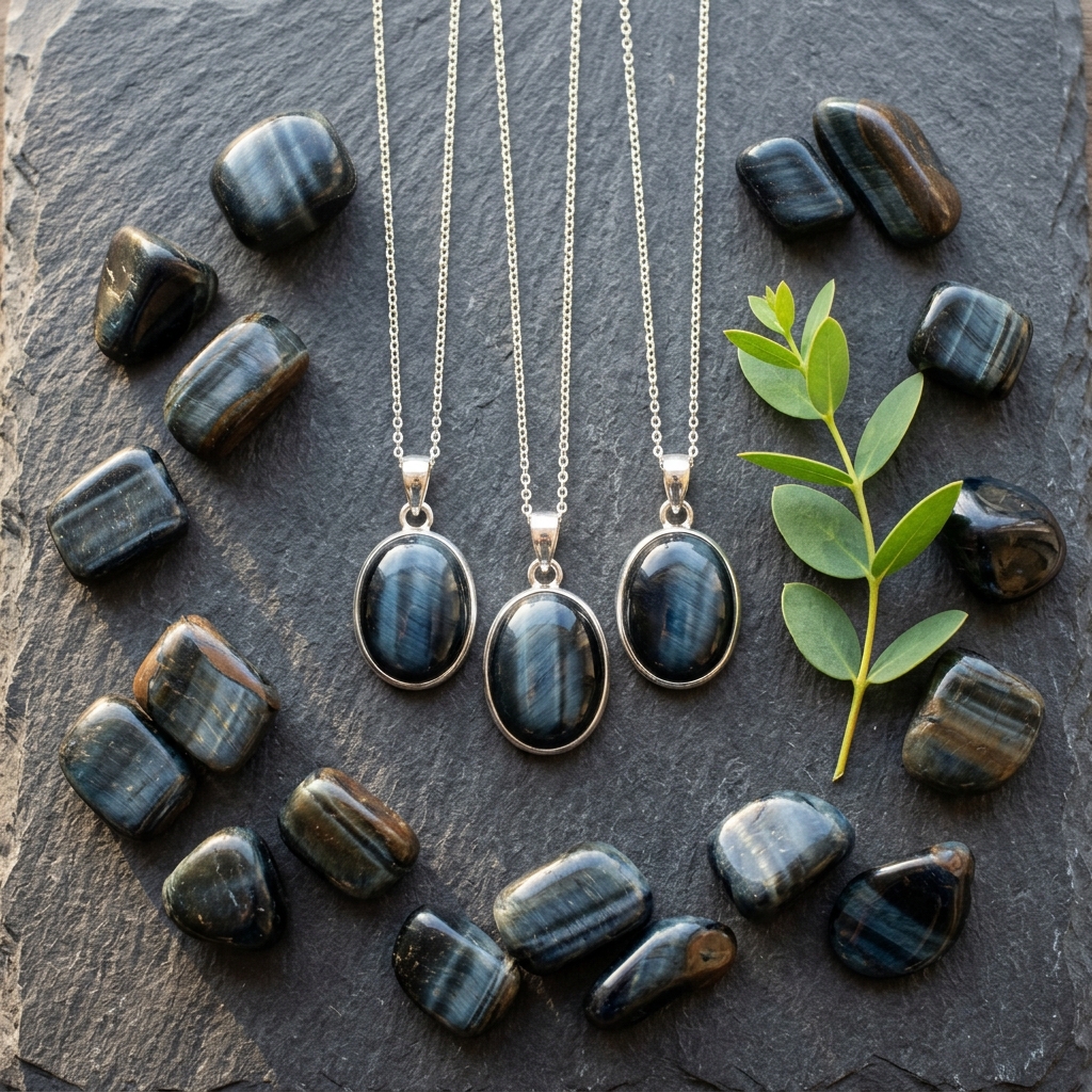 Comment choisir un collier en oeil de faucon - illustration